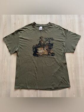 Vintage My Chemical Romance Tee Olive Sz XL Tennessee River